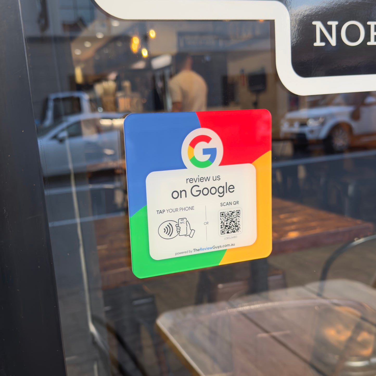 Google Review NFC Plate +  QR Code