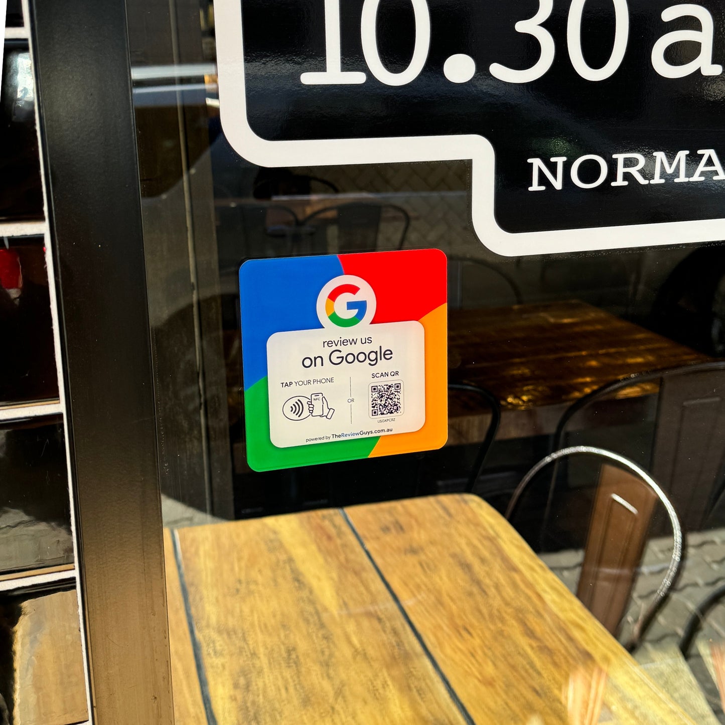Stand Display voor Google Review Plate, NFC Us Tap and Rate Sign, Krijg Stand Display voor Google Review Plate, NFC Us Tap and Rate Sign, Krijg
