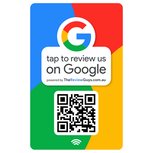 Google Review NFC Card + QR Code